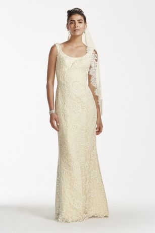 Scoop Neck Wedding Dress